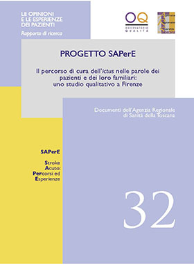 PROGETTO SAPerE - Il percorso di cura dell'ictus nelle parole dei pazienti e dei loro familiari