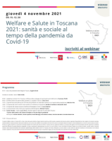 Welfare e salute in Toscana 2021