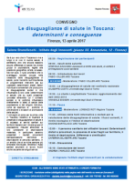 Le disuguaglianze di salute in Toscana: determinanti e conseguenze