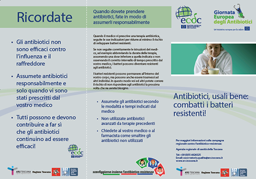 brochure antibiotici fronte