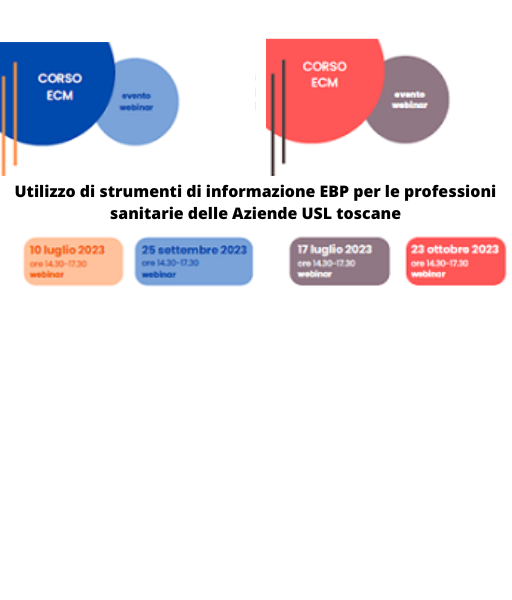 Strumenti di informazione evidence-based practice (EBP) per le professioni sanitarie delle AUSL toscane