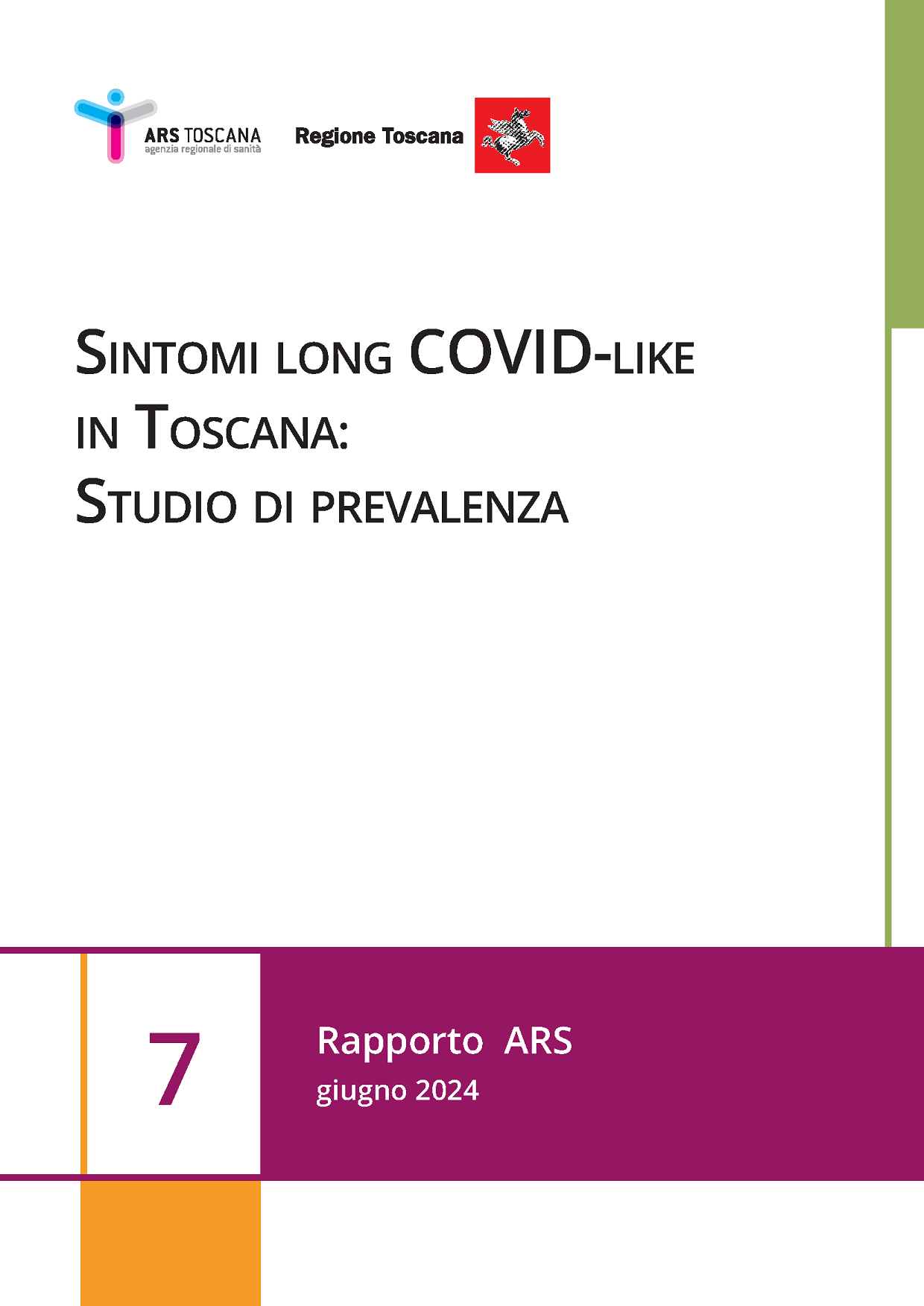 Sintomi long COVID-like in Toscana: studio di prevalenza