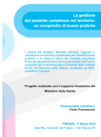 La gestione del paziente complesso nel territorio: un compendio di buone pratiche