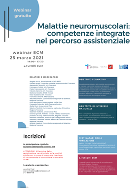 Malattie neuromuscolari: competenze integrate nel percorso assistenziale