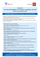 La cura del diabete in Toscana: evidenze ed esiti - seminario ARS